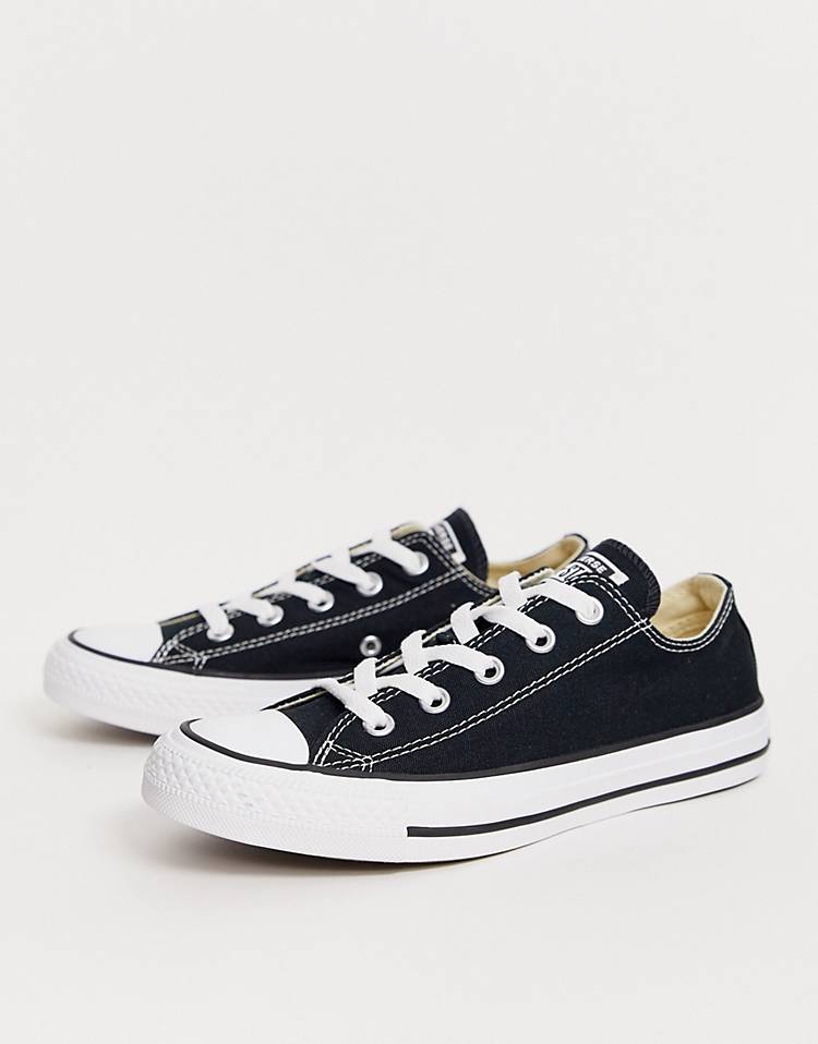 Converse Chuck Taylor All Star Ox canvas sneakers in black